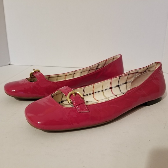 COACH PINK ELLYCE BALLET FLATS SIZE US 6.5M - Picture 1 of 8